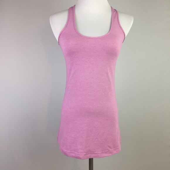 lululemon athletica Tops - Lululemon Cool Racerback Tank CRB Heathered STAINS